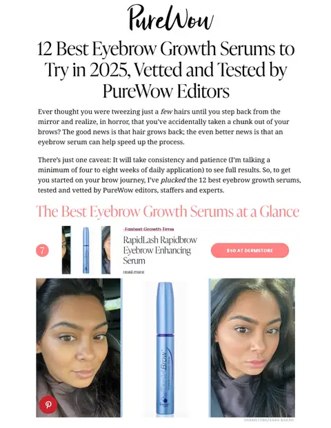 RapidBrow In The Press