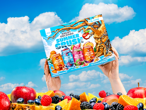 Angry Orchard Hard Cider Summer Crush Variety Pack, Spiked, 12 fl