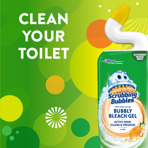 SC Johnson Scrubbing Bubbles® 306111 32 fl. oz. Multi-Surface Bathroom  Cleaner / Disinfectant
