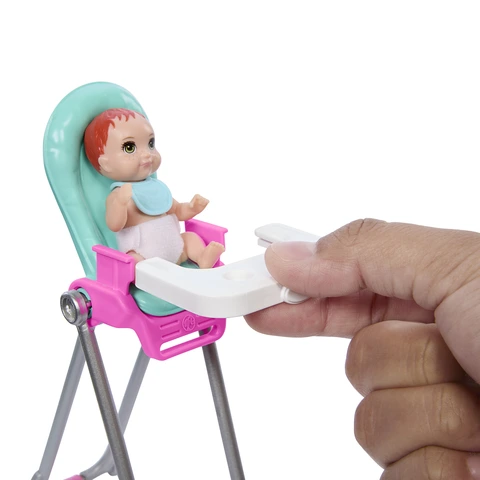 It&#39;s snack time! Make this hungry baby happy with color-change feeding fun.