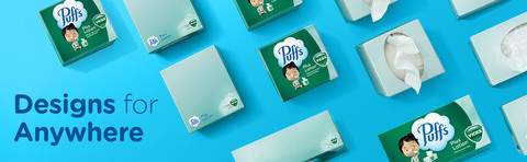 Puffs Plus Lotion Facial Tissues, 24 Family Boxes, 124 Tissues Per Box