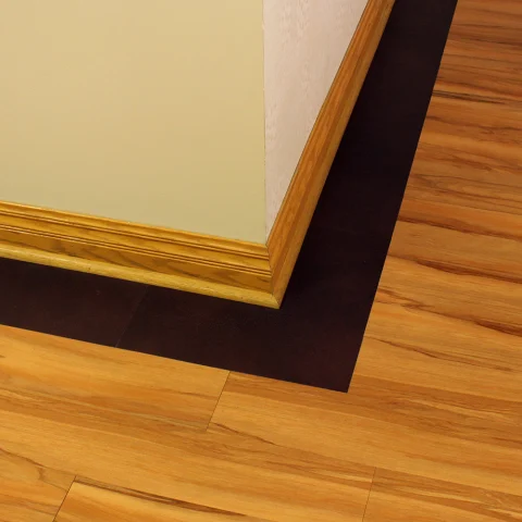 Flexco Glazed Brushed Hickory 0.75-in T x 0.75-in W x 78-in L Solid Wood Quarter Round