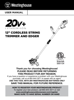 Westinghouse, Cordless 20V String Trimmer & Edger