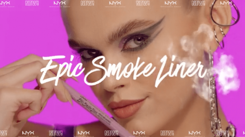 NYX Nude Vegan Epic Professional Smokey Eyeliner, Haze Smoke Liner, Makeup