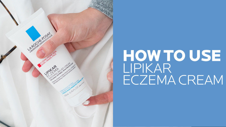 thumbnail video image 2 of La Roche-Posay Lipikar Soothing Relief Eczema Cream, 6.76 fl oz, 2 of 9