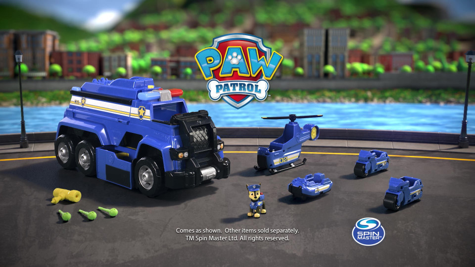 thumbnail video image 2 of PAW Patrol, Chase’s 5-in-1 Ultimate Cruiser with Lights and Sounds, for Kids Aged 3 and up, 2 of 11