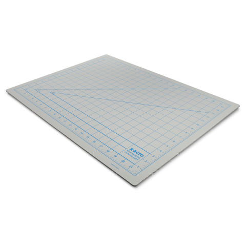 Self-Healing Cutting Mat, Nonslip Bottom, 1 Grid, 24 x 36, Gray