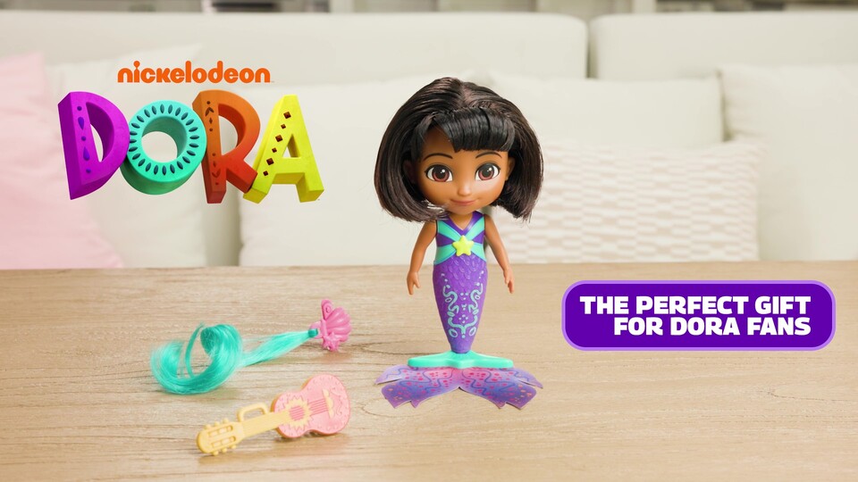 Dora, Mer-mazing Adventure Dora, Color Changing Mermaid Doll with