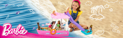 Barco Mattel Barbie Dream Boat com acessórios