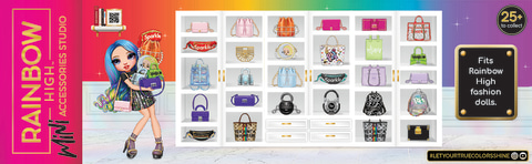 Rainbow High- Mini Accessories Studio Handbags 25+ high-end Mystery  Surprise Fashion Collectibles. Mix & Match on Fashion Dolls. Great Gift for  Kids