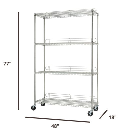 dimensions of the shelving rack