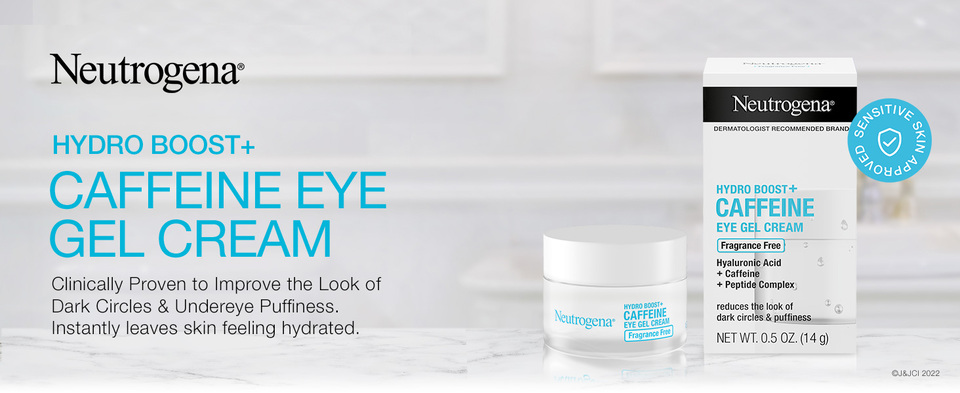 Hydro Boost+ Caffeine Eye Fragrance Free Gel Cream