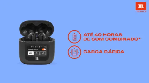 Fone de Ouvido JBL Tour Pro 2 TWS Bluetooth 5.3 | Preto - Fujioka