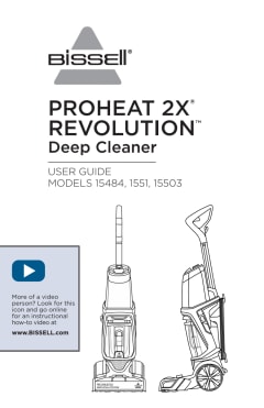 BISSELL ProHeat 2X Revolution Advanced Carpet Cleaner, 1551 - Walmart