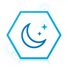 Helps reduce sleep interruption