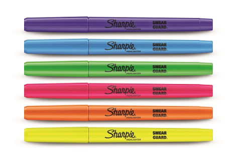 Sharpie - Highlighter Marker: Fluorescent Yellow, AP Non-Toxic, Chisel  Point - 57311243 - MSC Industrial Supply