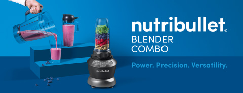 Nutribullet Full Size Blender + Combo , Multi-Function High Speed