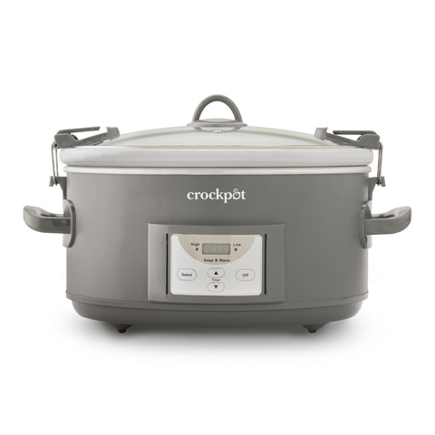 Crock-Pot 7 Quart Portable Programmable Slow Cooker with Timer and
