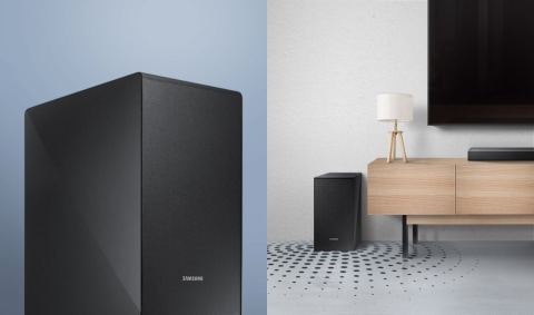samsung hwn450 320w 2.1 channel soundbar with wireless subwoofer