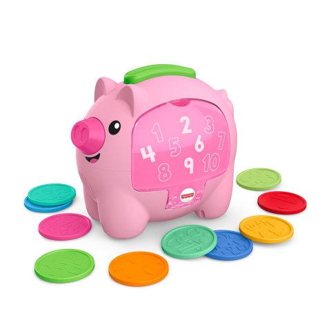 Fisher-Price Laugh & Learn Count & Learn Bilingual Piggy Bank