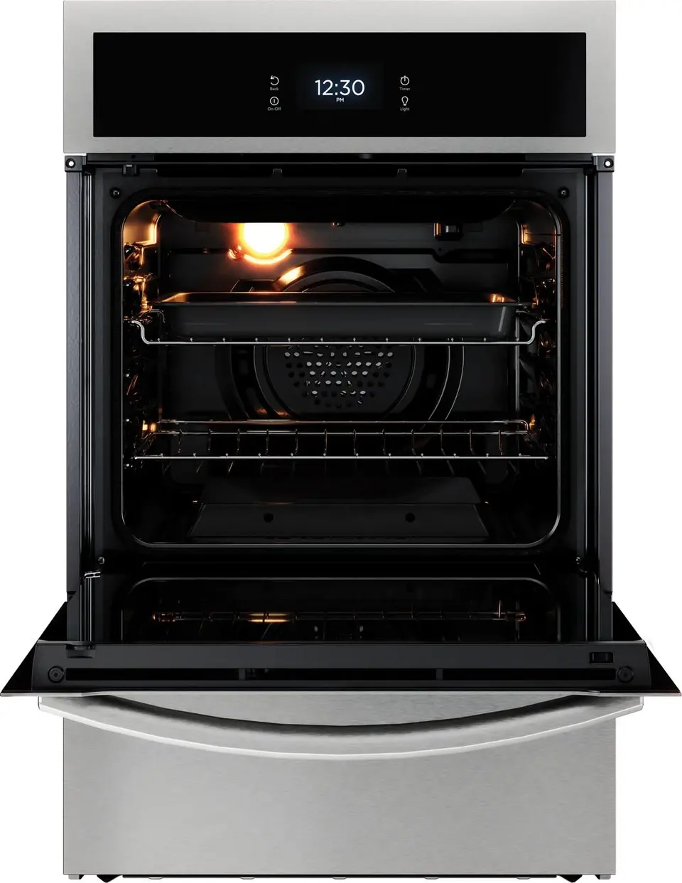 Frigidaire Gallery GCWG2438AF 24" Single Gas Wall Oven With Air Fry Stainless Steel