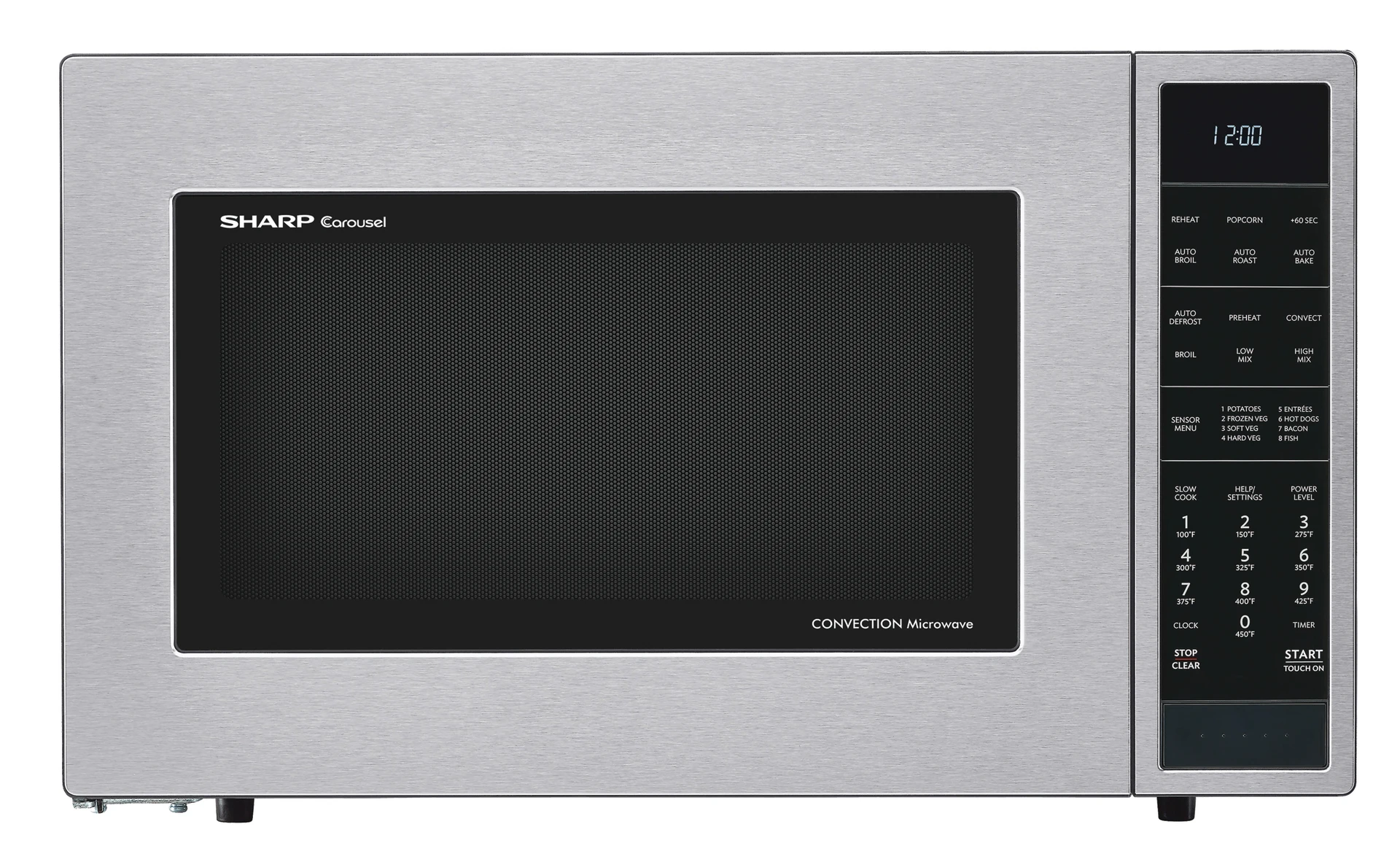 Sharp 1.5 Cu. Ft. 900W Convection Microwave Oven, Stainless Steel