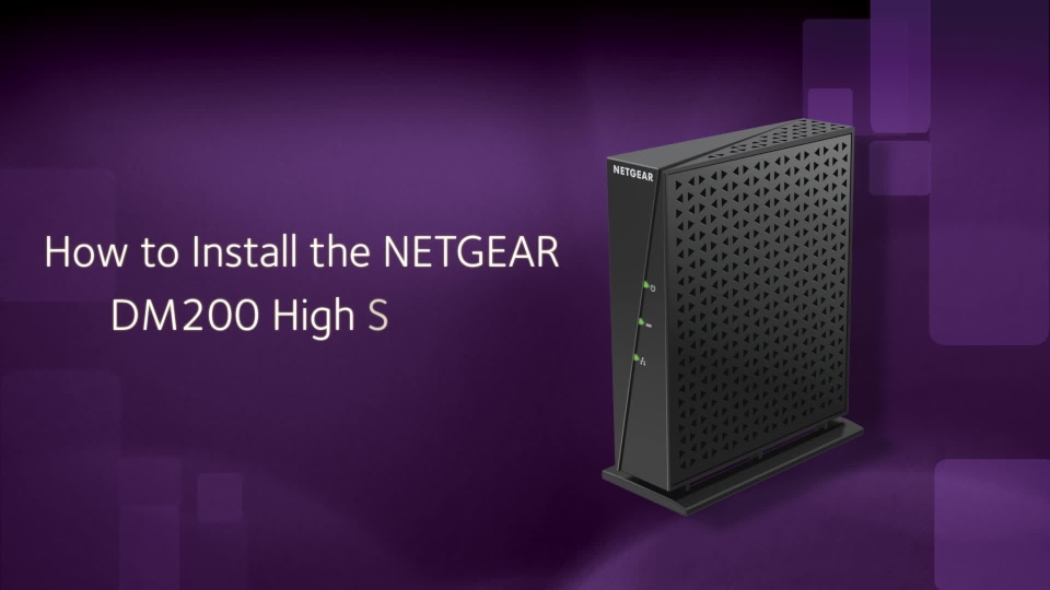 thumbnail video image 2 of NETGEAR DM200 - DSL modem - Ethernet, 2 of 7