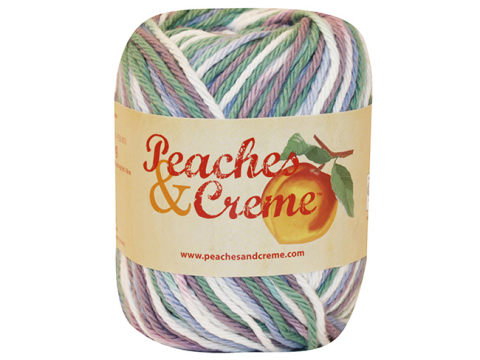 Peaches & Creme Cream Cotton Yarn 14 oz. Cone Limeade set of 2