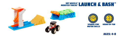  Hot Wheels Smashing and Crashing Break Apart Big Rig : Toys &  Games