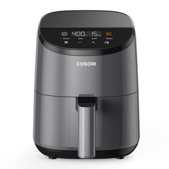 Cosori Pro II 5.8-Quart Smart Air Fryer, 12-in-1, Walmart Exclusive Bonus, Voice Control, Light Gray