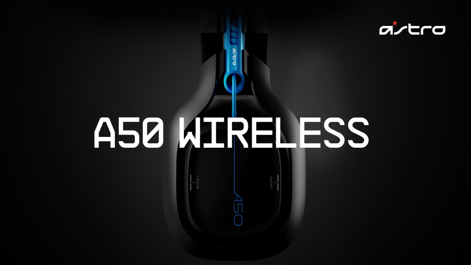 thumbnail video image 2 of Astro A50 - Headset - full size - wireless - black, 2 of 8