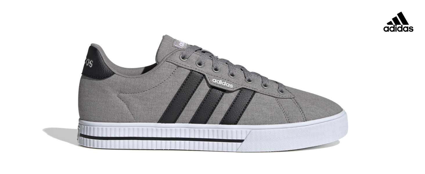 Adidas Daily 3.0 Men’s Athletic Casual Sneaker Grey Skateboard on sale shoe MENS 13