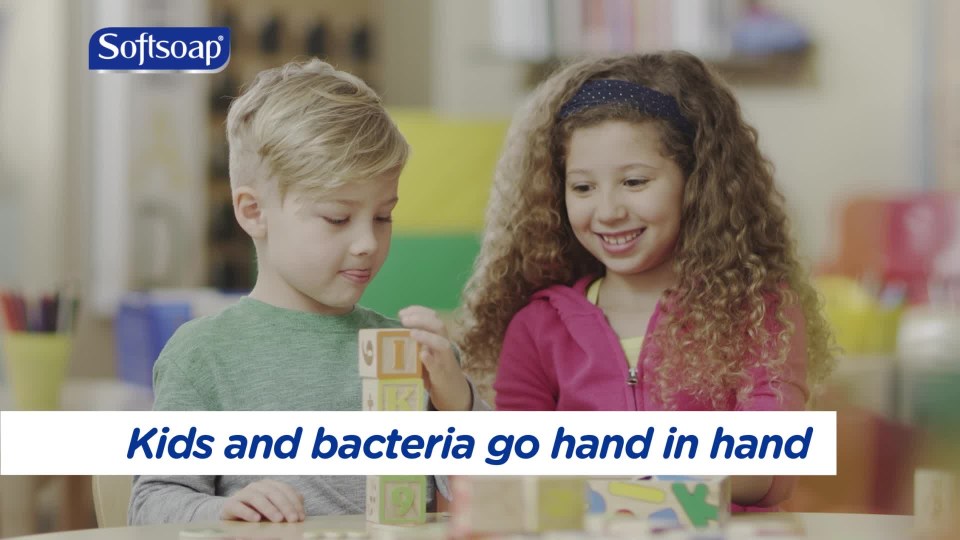 thumbnail video image 2 of Softsoap Antibacterial Liquid Hand Soap Refill, Crisp Clean Scent, for All Skin Type, 56 fl oz, 2 of 5