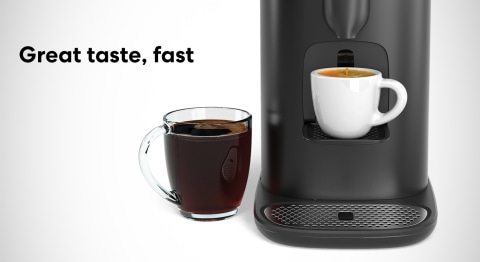 FDM Instant Pod Coffee and Espresso Maker, 6 cups