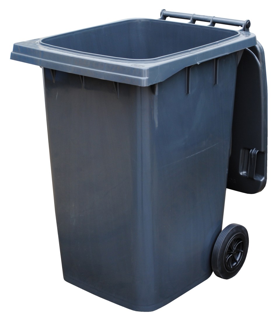 Rubbermaid - Decorative Trash Can: 23 gal, Rectangle, Gray - 64895717 - MSC  Industrial Supply