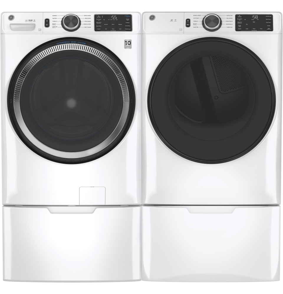 GE® 4.8 Cu. Ft. White Smart Front Load Washer | Heins Appliance and  Refrigeration