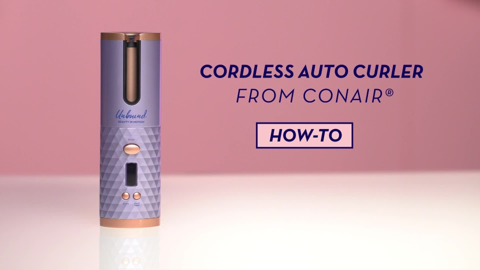 thumbnail video image 2 of Conair Unbound Cordless Auto Curler CR510, 2 of 13