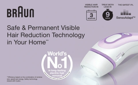 Braun Silk Expert Pro 3 PL3012 IPL Women's Hair Remover with