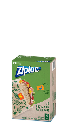 Meijer Double Zipper Sandwich Bags, 225 Count