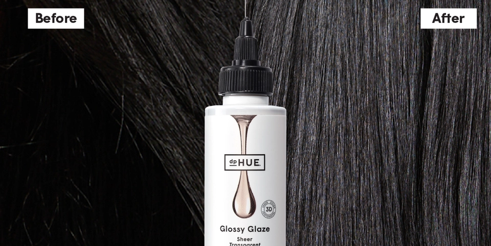 Glossy Glaze - Before &amp; After in Black | dpHUE