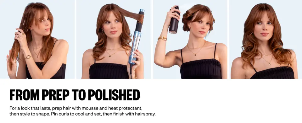 Prep and Style Hair with One Tool