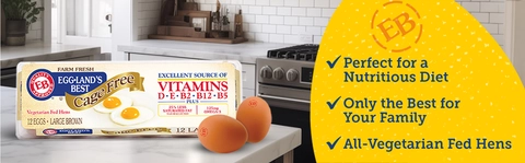 Eggland's Best Cage Free Large Brown Eggs - 18 Count - pavilions