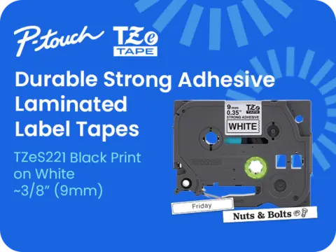 TZES221 | LabelMakersPrinters | By Brother