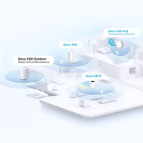 TP-Link Deco X50-Outdoor(1-pack) - AX3000 Dual Band Outdoor