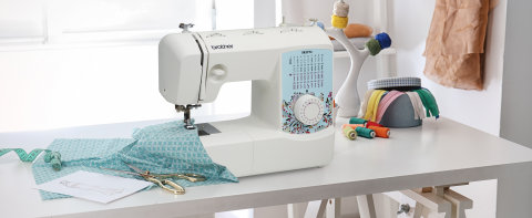  Brother Sewing and Quilting Machine, XR3774, 37 Built