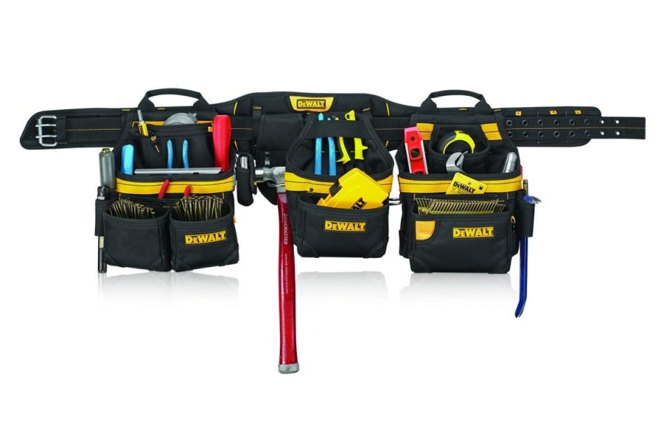 dewalt carpenter leather tool apron