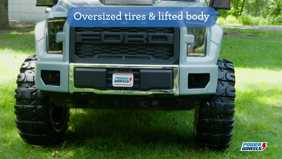 Power Wheels Ford F150 Raptor Battery-Powered Ride-On Vehicle with