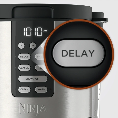 Ninja XL 14-Cup Programmable Coffee Maker in Black and Stainless Steel