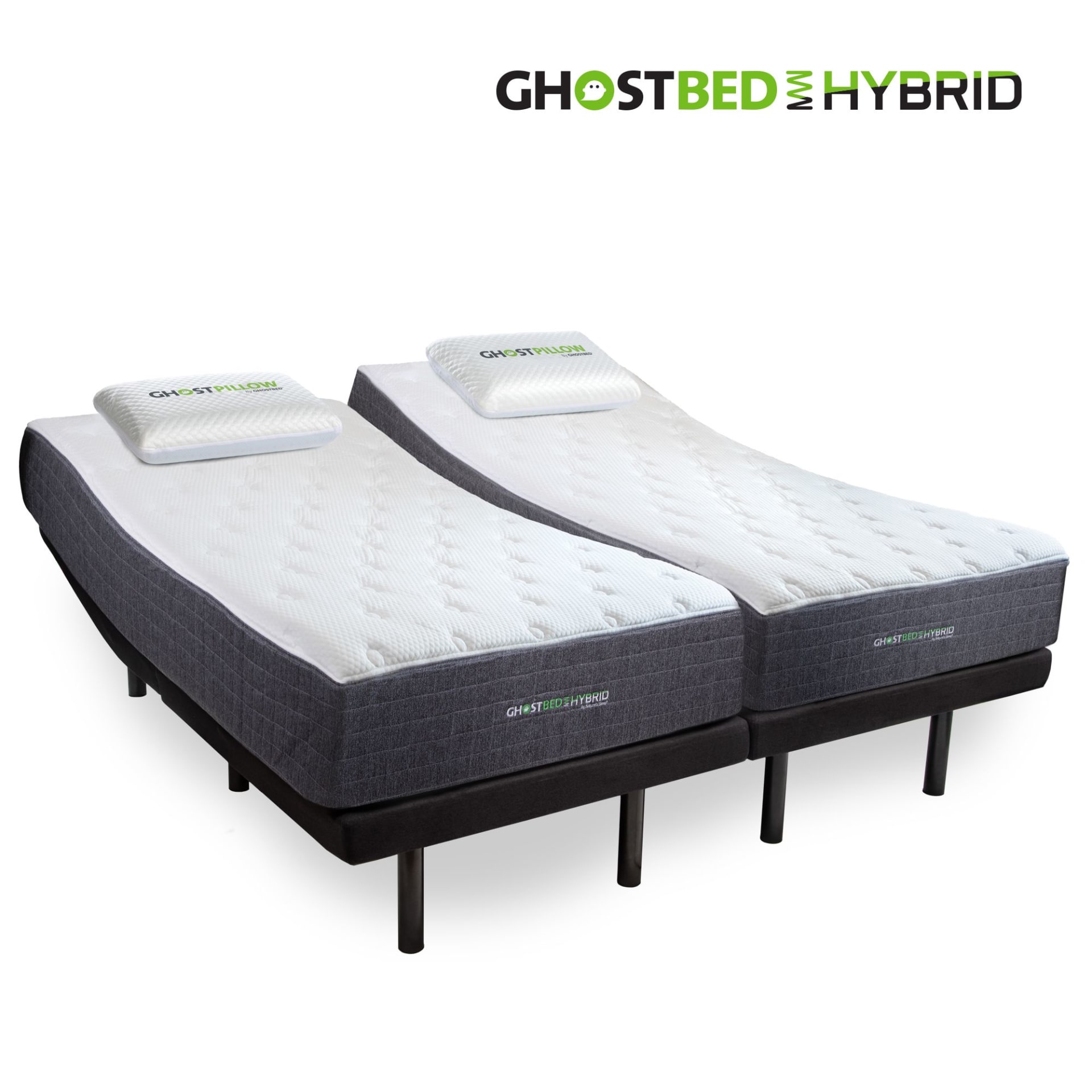 Ghostbed Hybrid 12 Mattress With, Can You Put A Hybrid Mattress On An Adjustable Bed