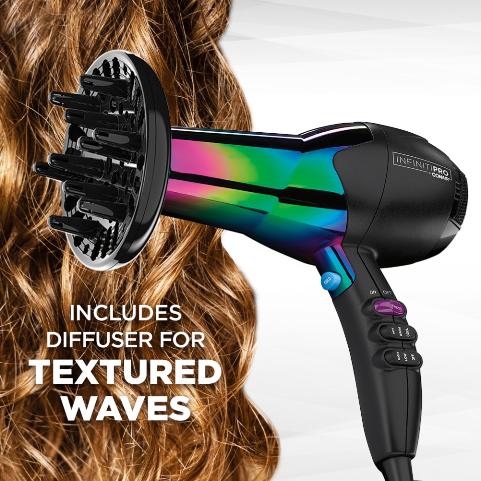 rainbow hair dryer